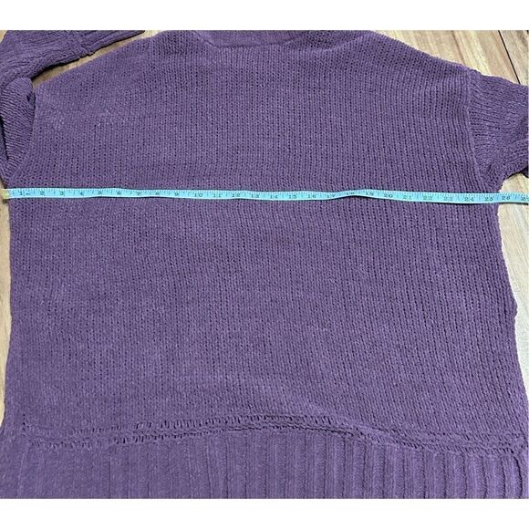 Aerie Women's Burgundy Knit Oversized Turtleneck Sweater Size S/P - Picture 6 of 7